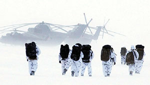 Белорусские десантники благополучно вернулись с дрейфующей льдины на материк