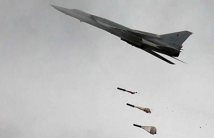 Российские Ту-22М3 нанесли очередной удар по боевикам в Сирии