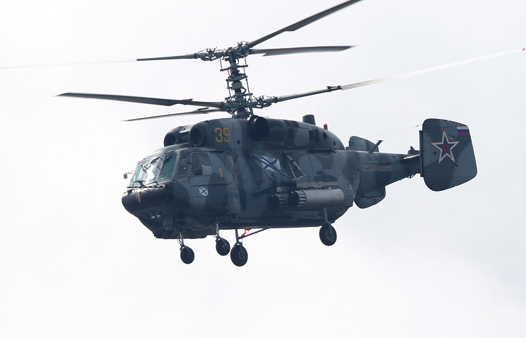 Вертолет Ка-29 упал в Балтийское море
