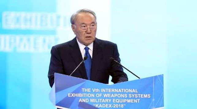 Развитие оборонной сферы является одним из приоритетов Казахстана - Назарбаев