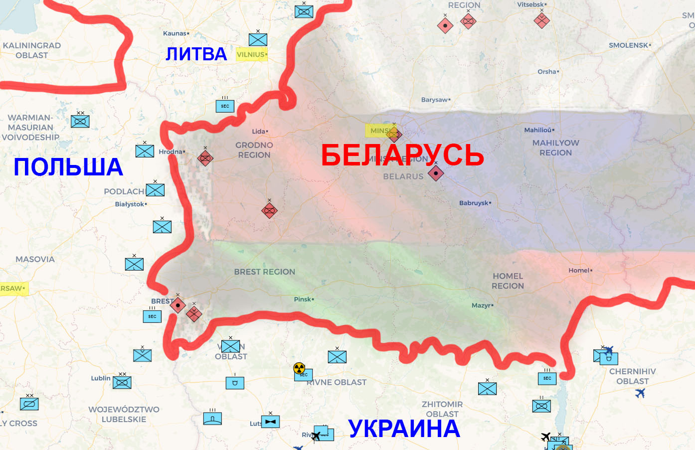 граница белоруссия польша